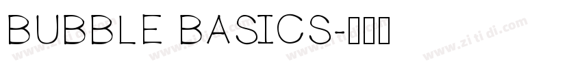BUBBLE BASICS字体转换